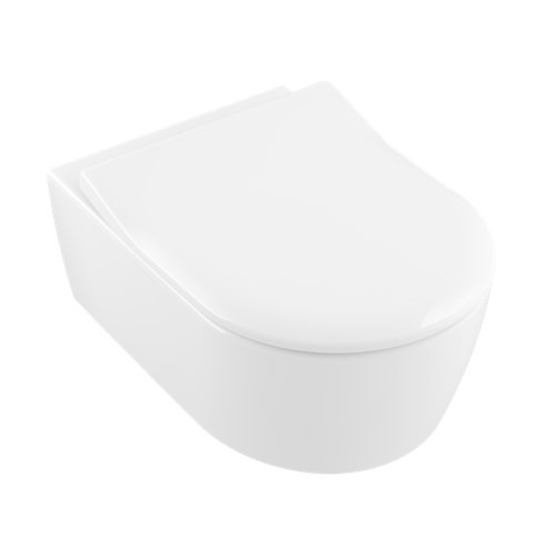 Villeroy & Boch Bathroom and Wellness Avento Wall Hung Toilet with Slim